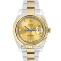 Rolex Datejust 116333 Champagne Diamond Dial