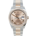 Rolex Datejust 126231 Pink Roman Diamond Oyster