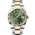 Rolex Datejust 126233 Green Roman Oyster