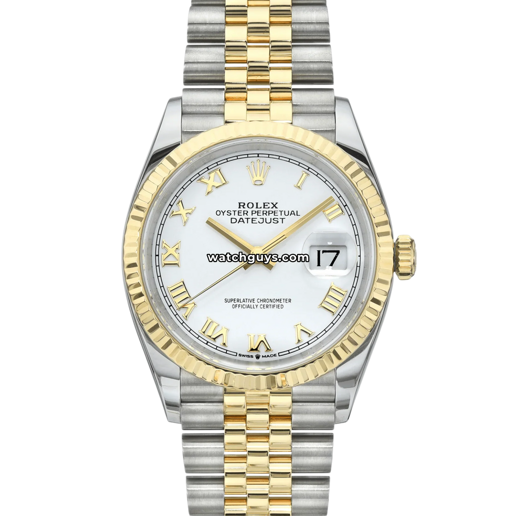 Rolex Datejust 126233 White Roman Jubilee