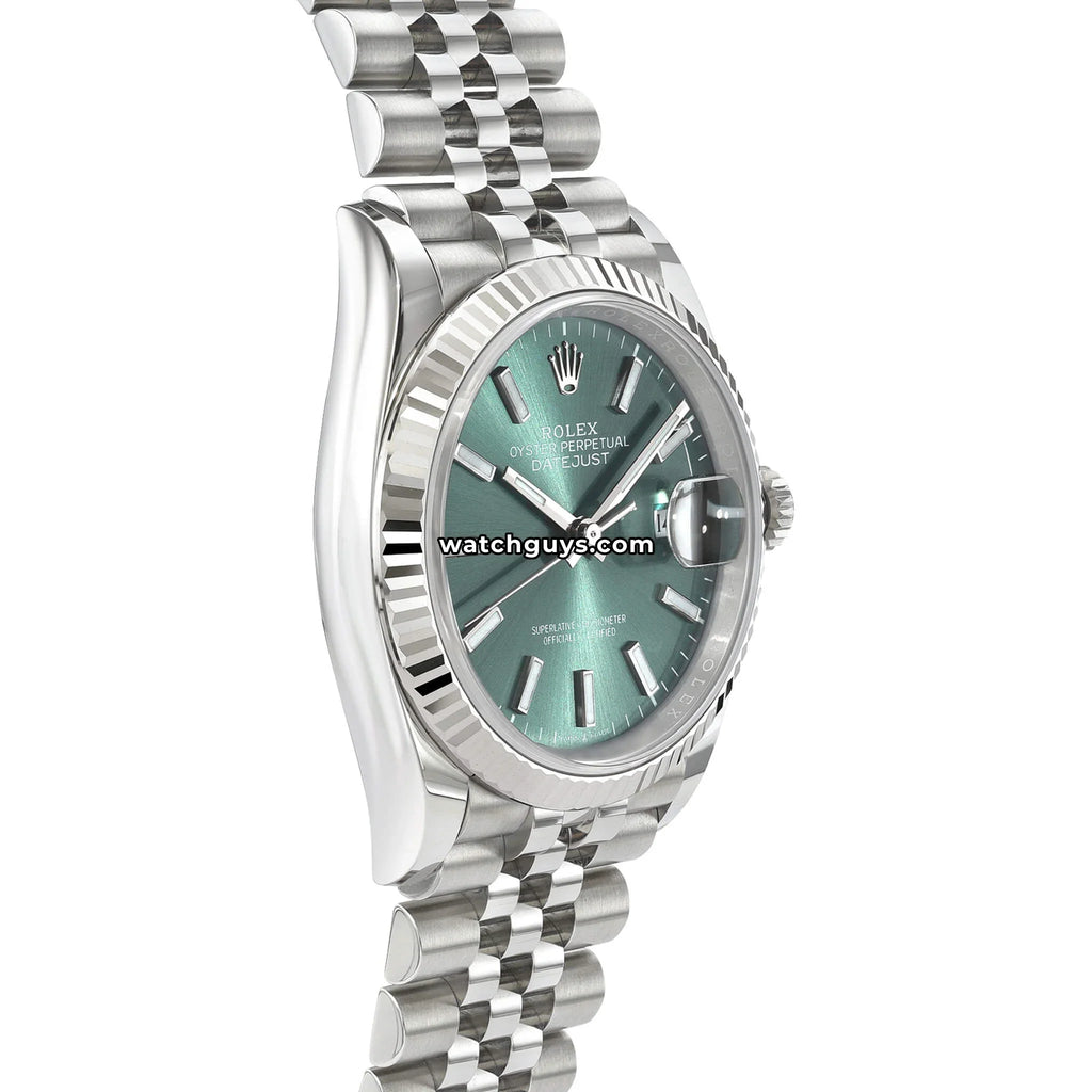 Rolex Datejust 126234 Mint Green Jubilee