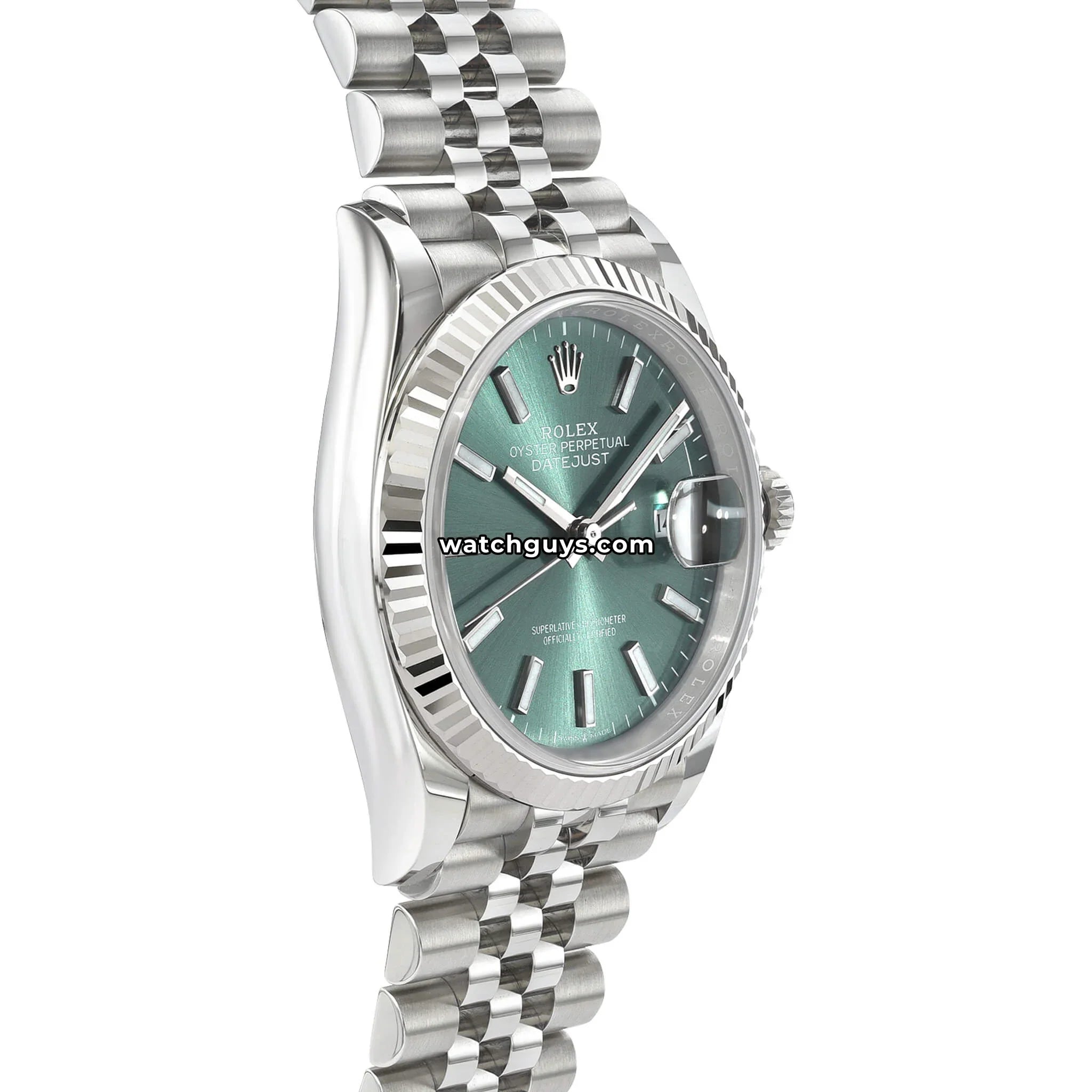 Rolex Datejust 126234 Mint Green Jubilee