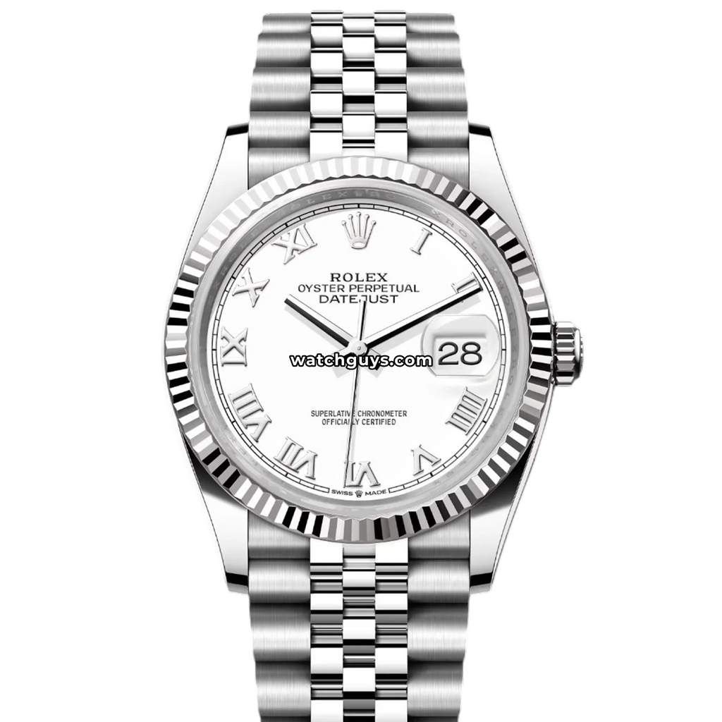 Rolex Datejust 126234 White Roman Dial
