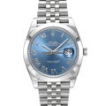 Rolex Datejust 126300 Azzurro Blue Roman Jubilee