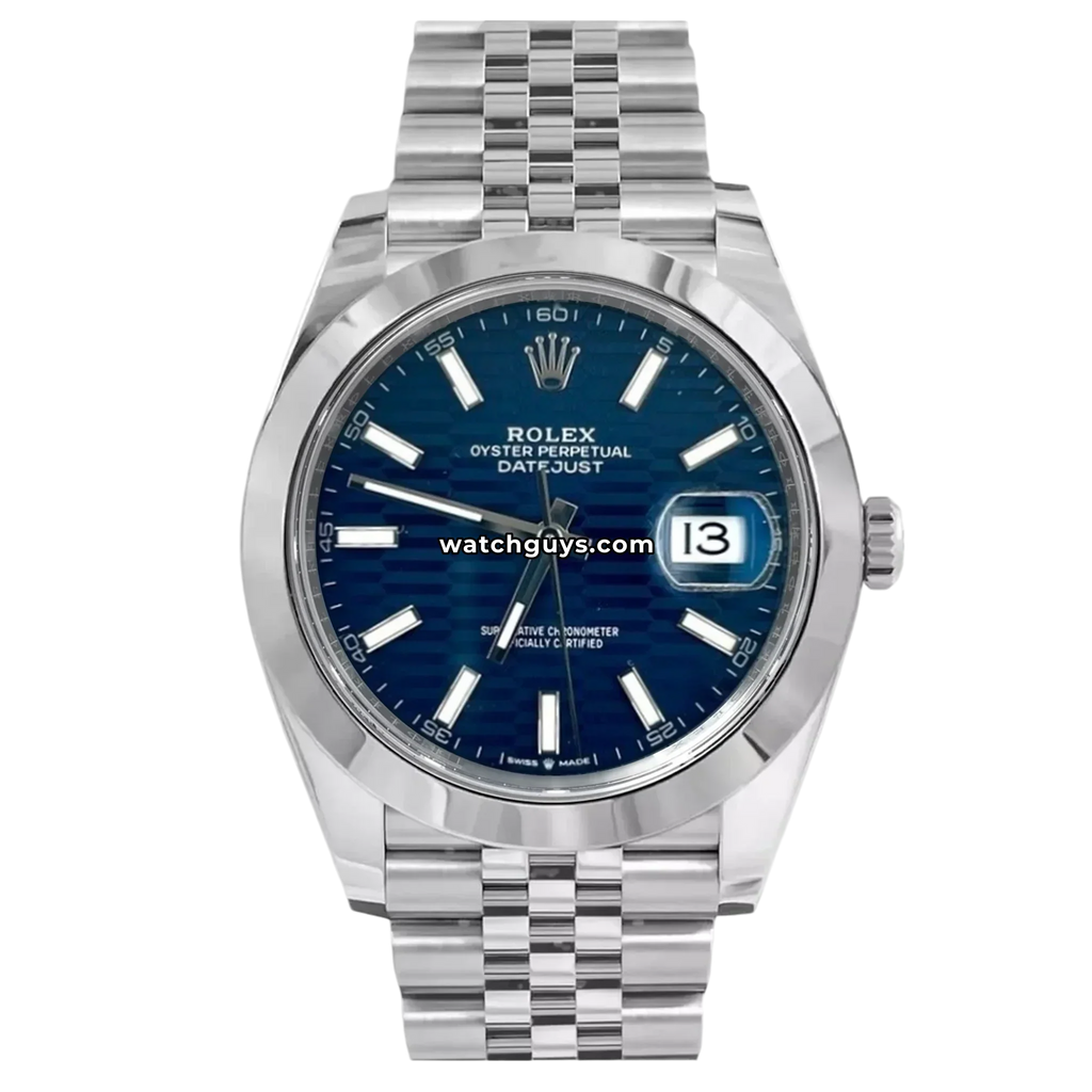 Rolex Datejust 126300 Blue Motif Jubilee