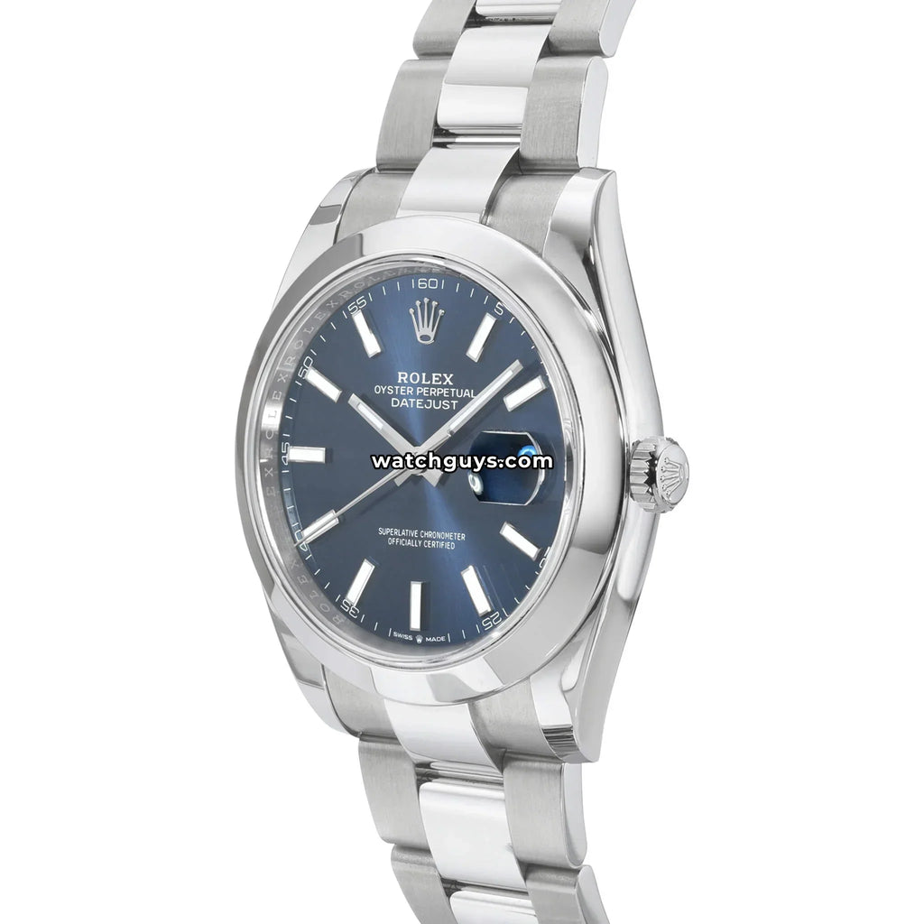 Rolex Datejust 126300 Blue Index Oyster