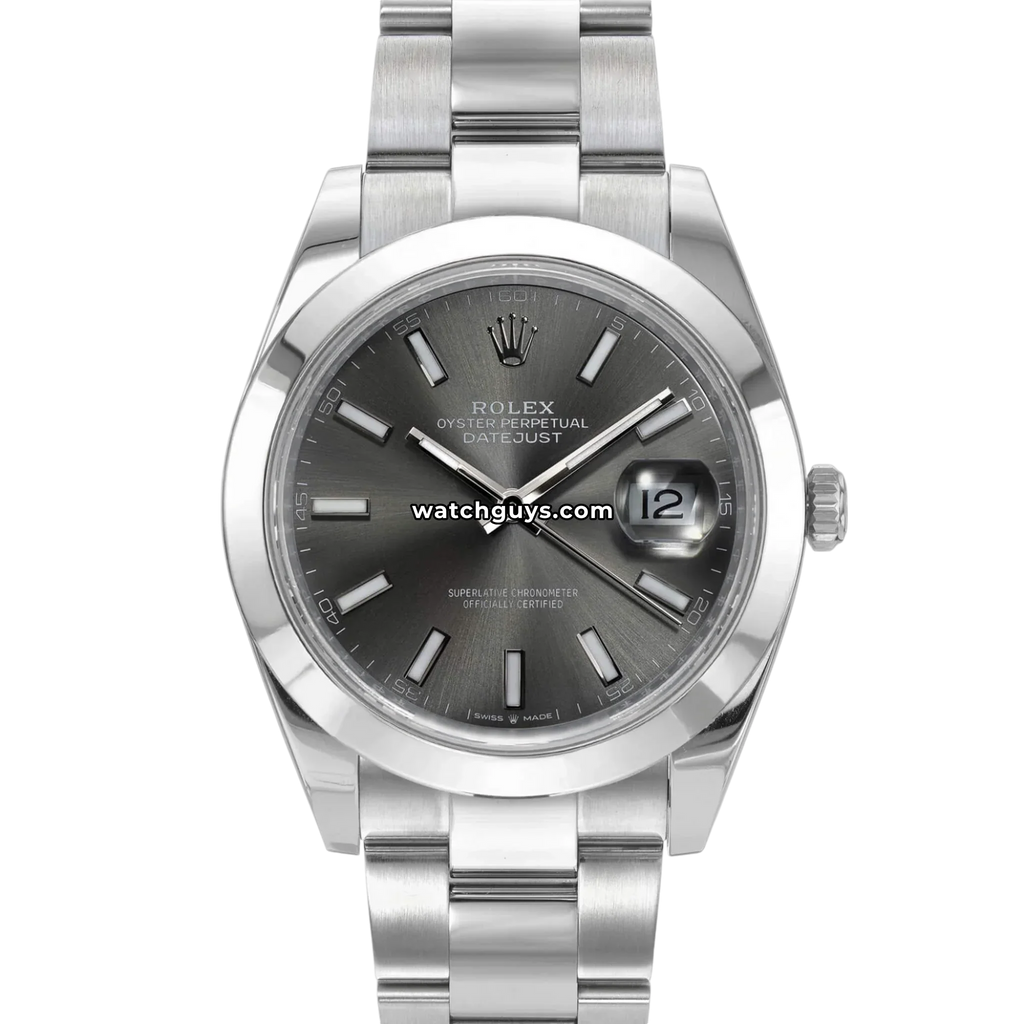 Rolex Datejust 126300 Rhodium Oyster
