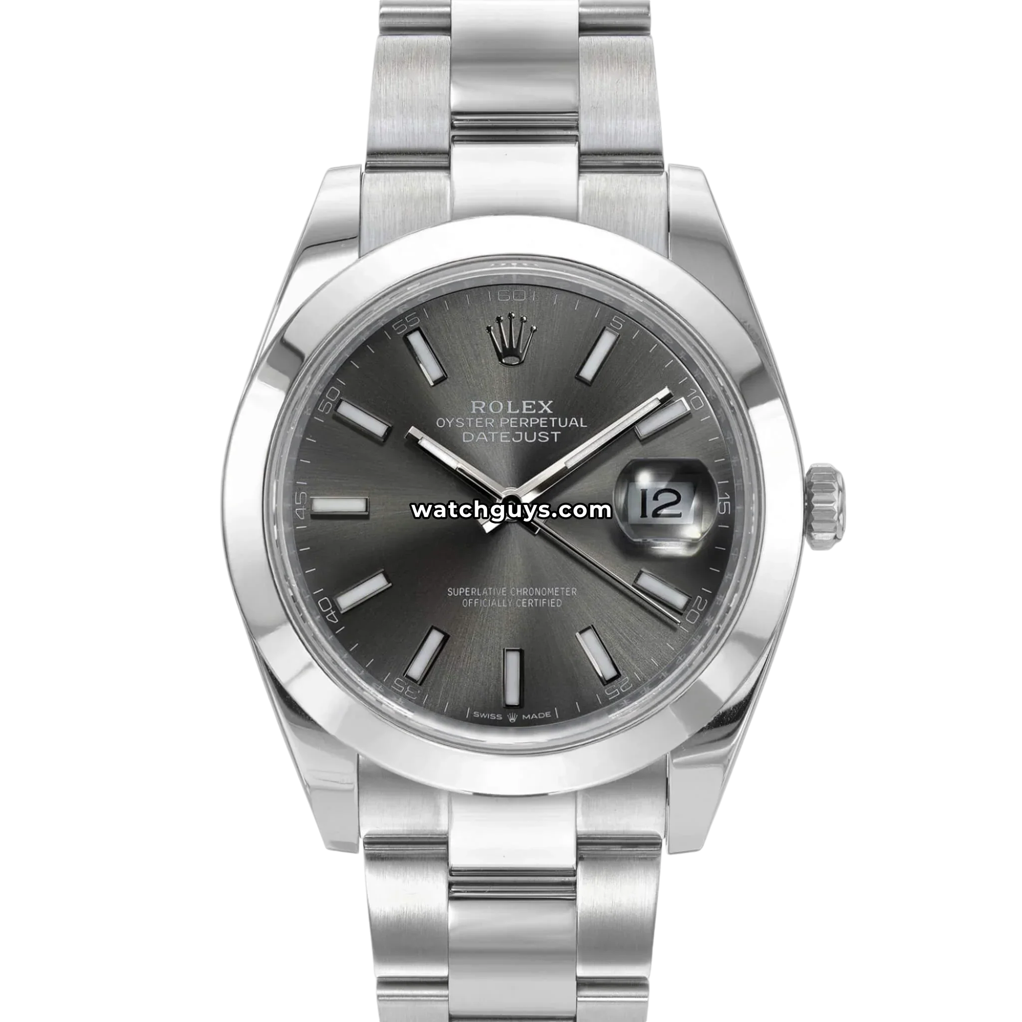 Rolex Datejust 126300 Rhodium Oyster