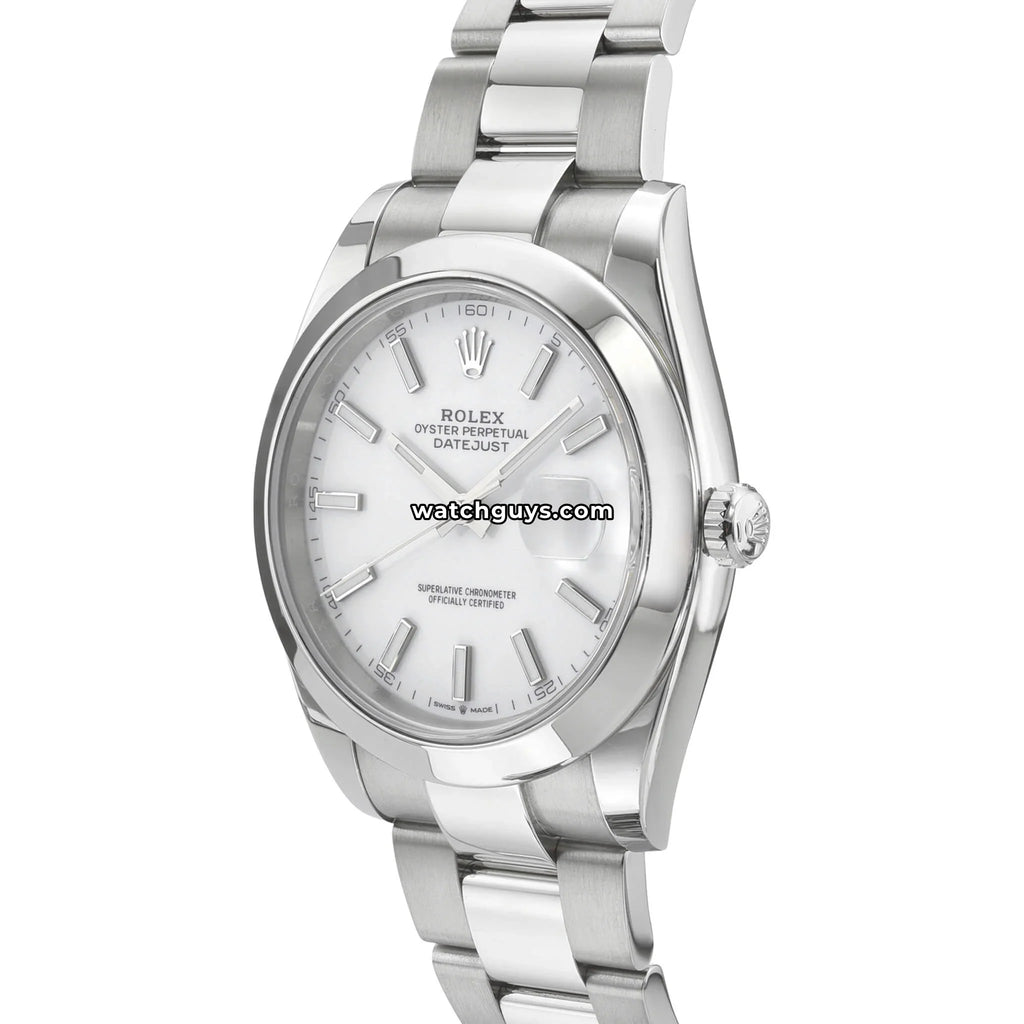 Rolex Datejust 126300 White Index