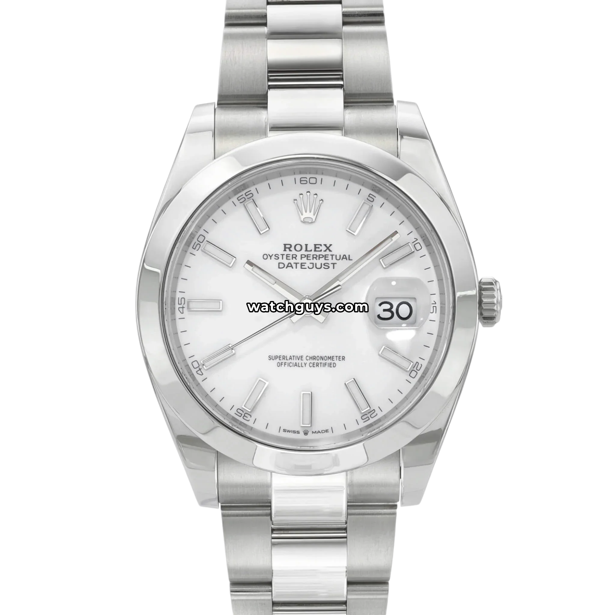 Rolex Datejust 126300 White