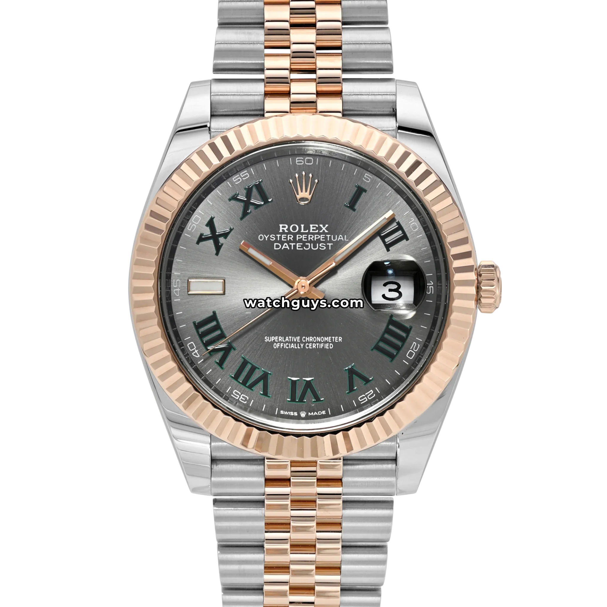 Rolex Datejust 126331 Wimbledon Two Tone Jubilee