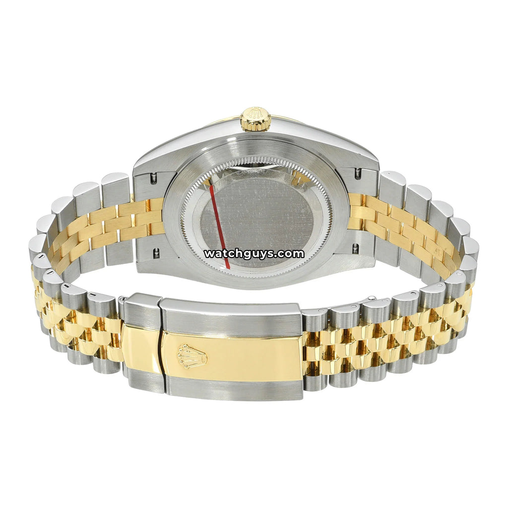 Rolex Datejust 126333 Black Diamond Two Tone Jubilee
