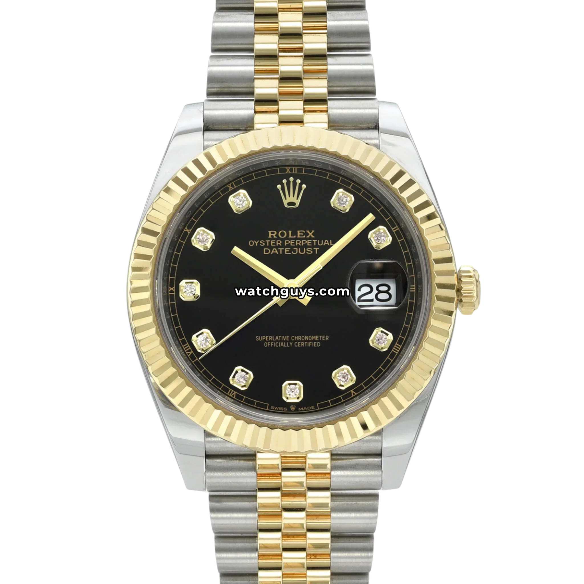 Rolex Datejust 126333 Black Diamond Jubilee