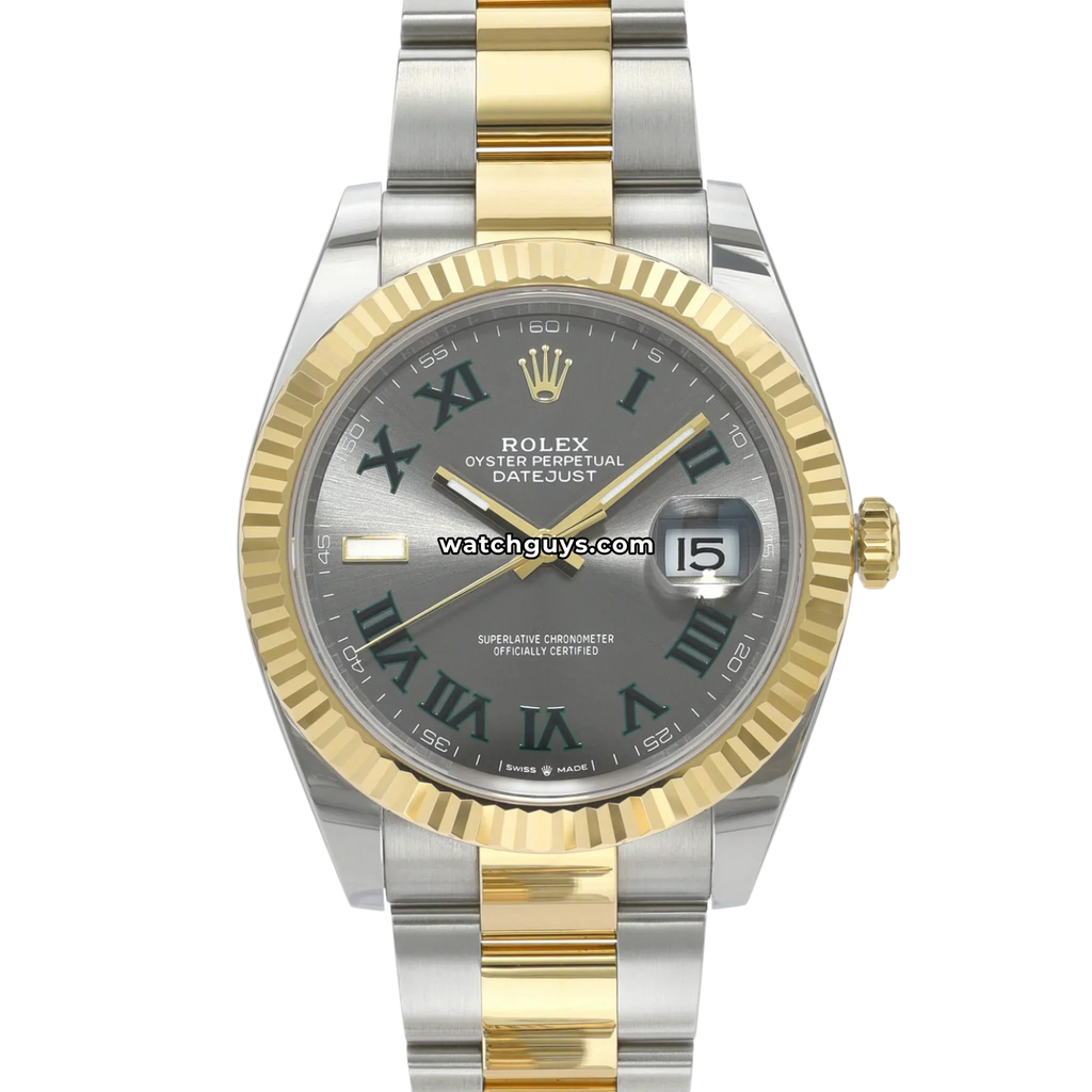 Rolex Datejust 126333 Wimbledon Two Tone Oyster