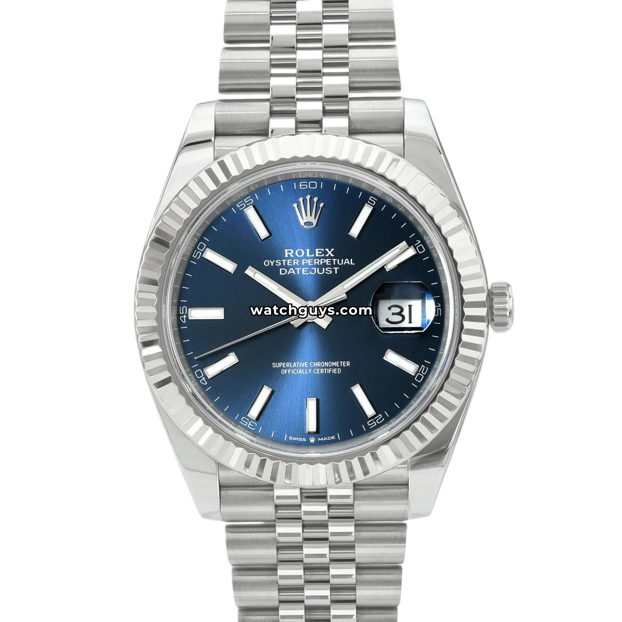 Rolex Datejust 126334 Blue Index Jubilee