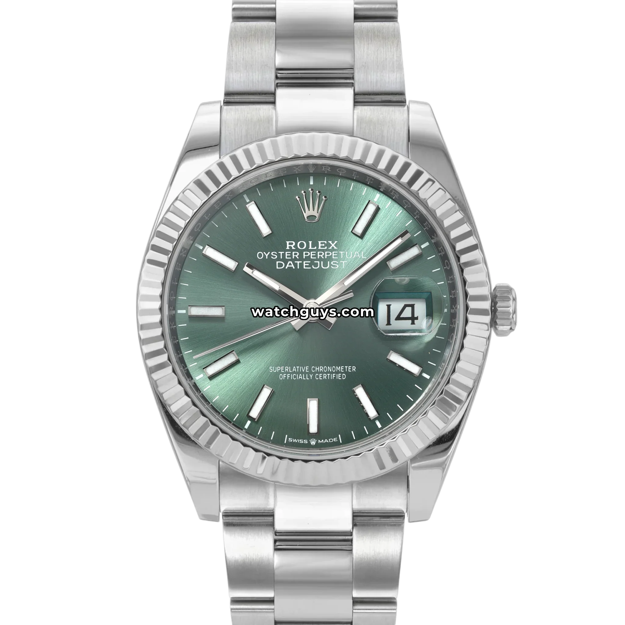 Rolex Datejust 126334 Green Dial Oyster