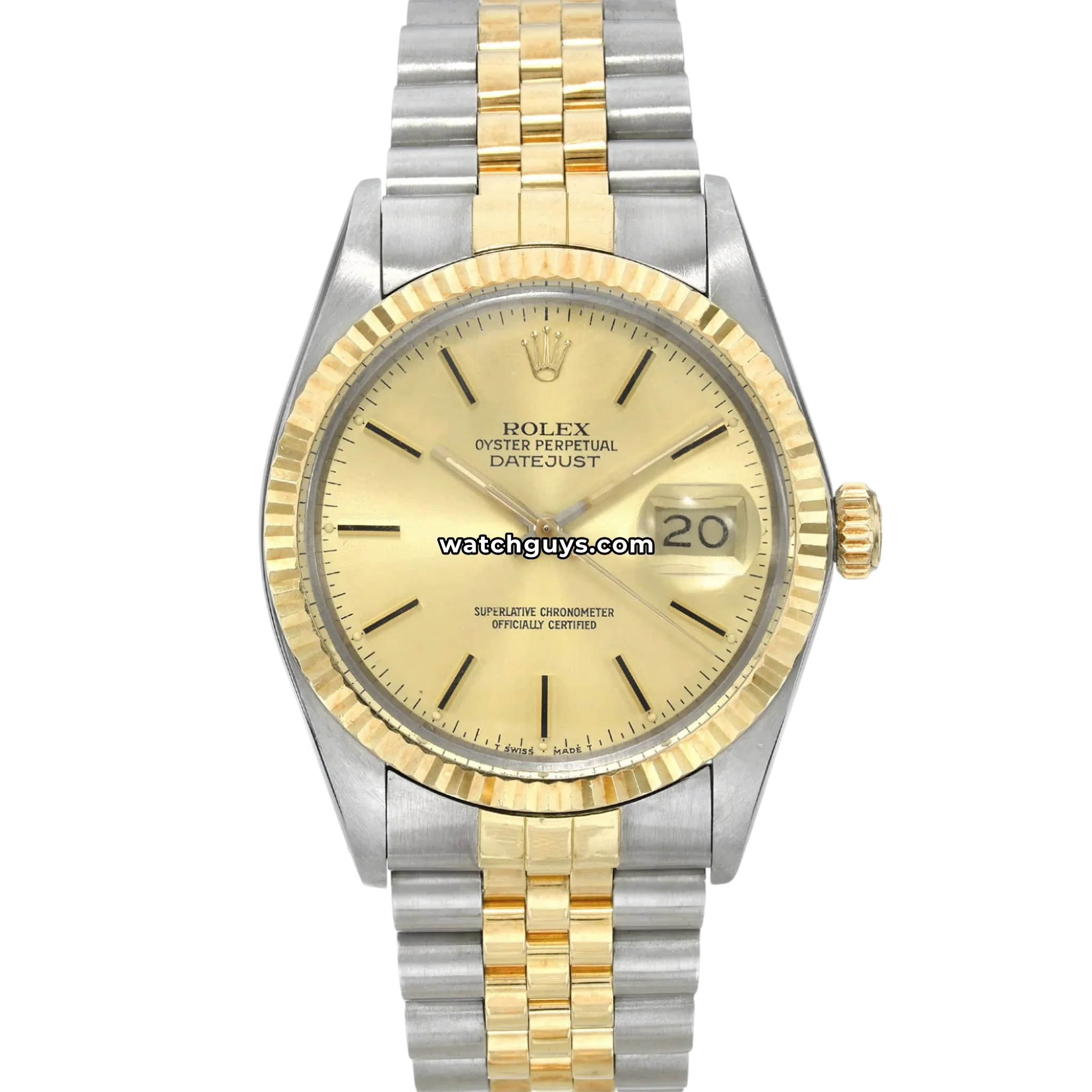 Rolex Datejust 16013 Steel & Yellow Gold