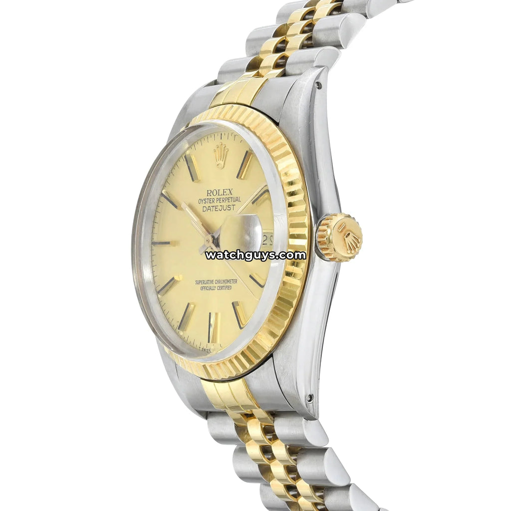 Rolex Datejust 16013 Steel & Yellow Gold