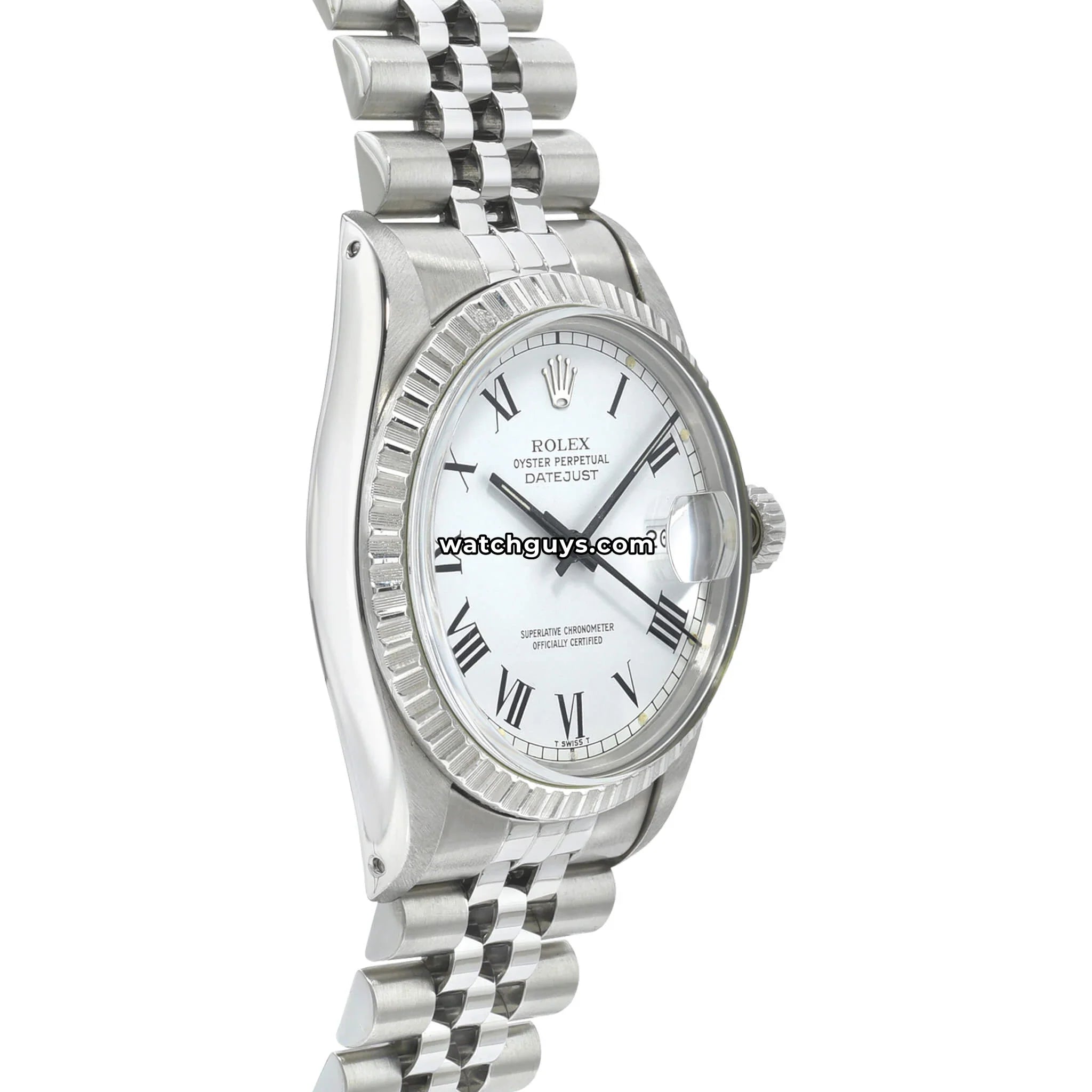 Rolex Datejust 16030 White "Buckley" Dial