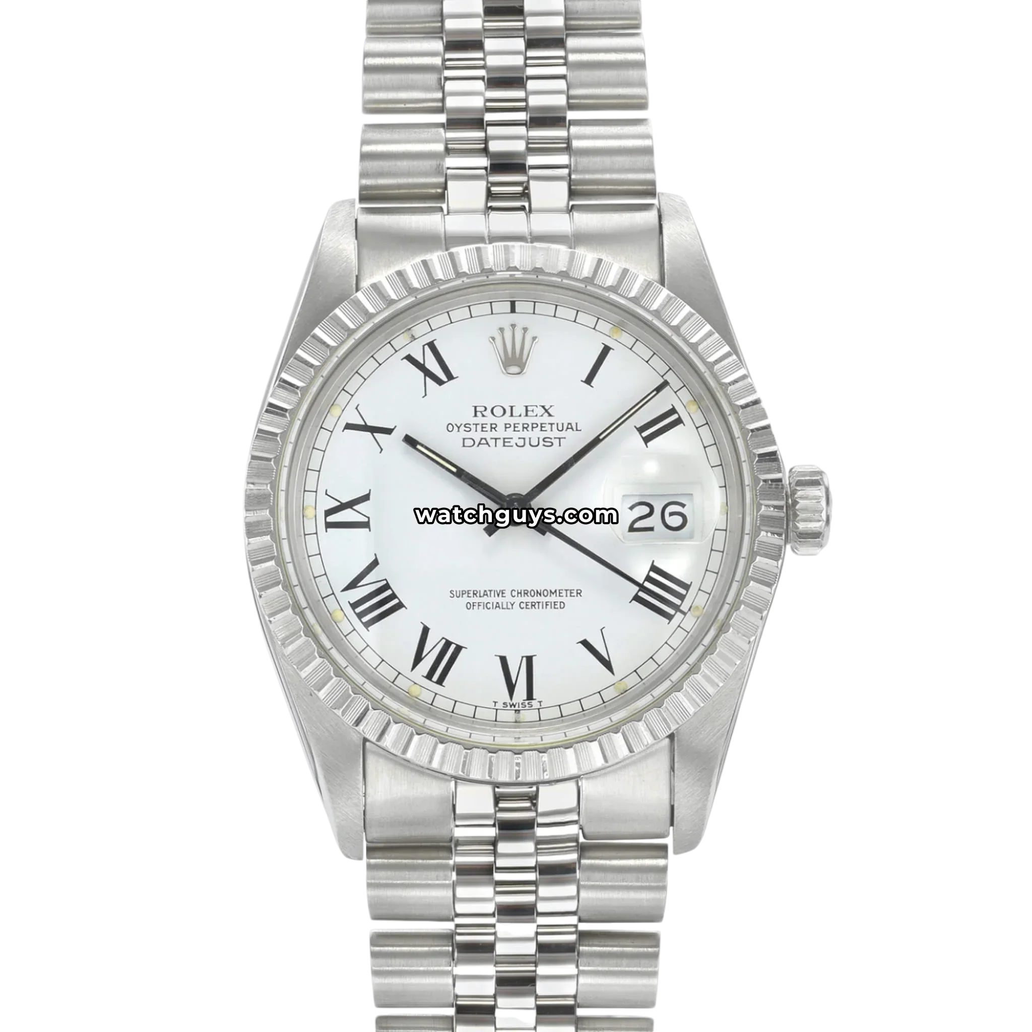 Rolex Datejust 16030 White "Buckley" Dial