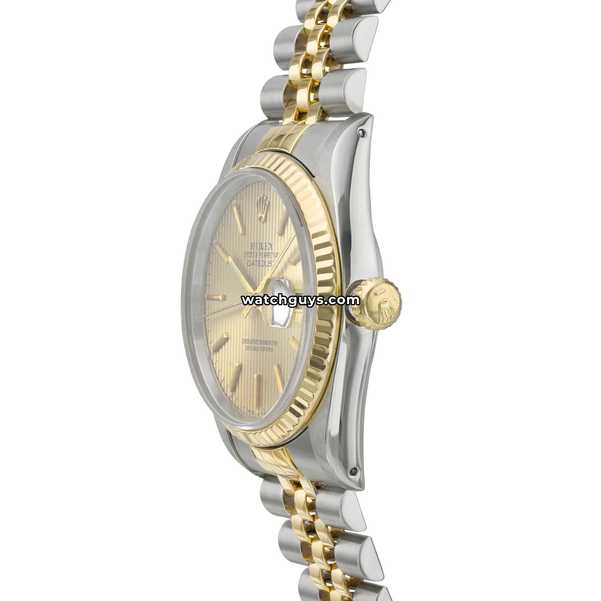 Rolex Datejust 16233 Champagne Tapestry