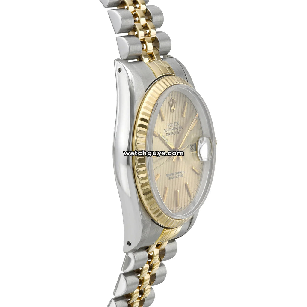 Rolex Datejust 16233 Champagne Tapestry
