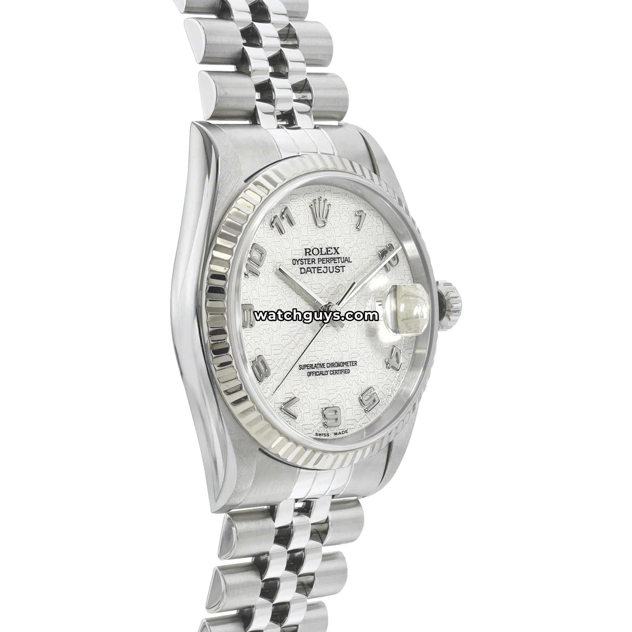 Rolex Datejust 16234 Ivory Jubilee Arabic