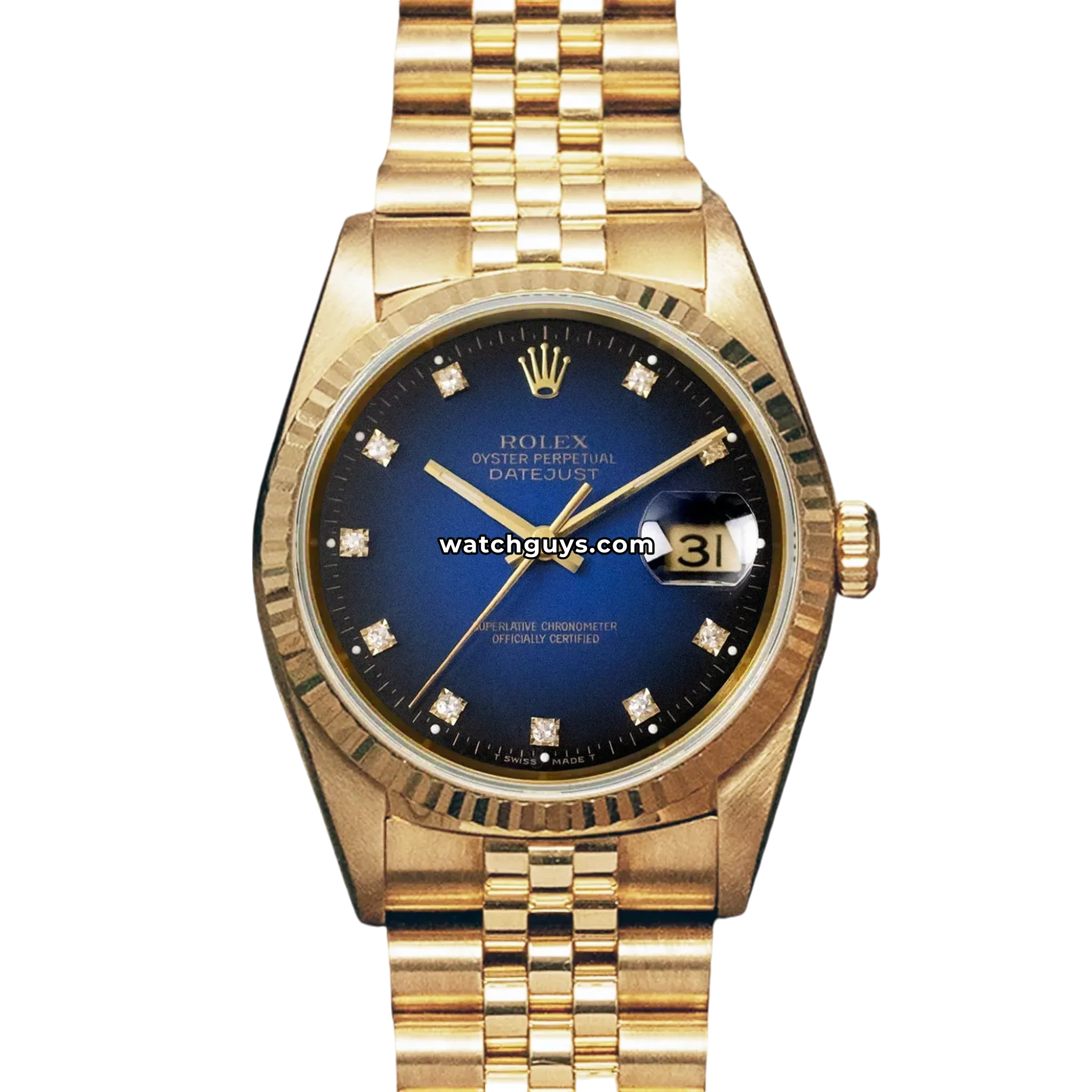 Rolex Datejust 16238 Vignette Blue Diamond Jubilee