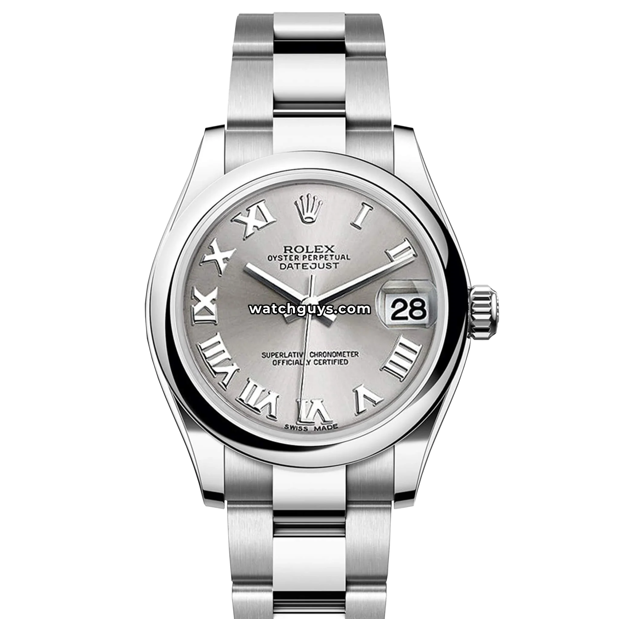 Rolex Datejust 178240 Silver Roman Oyster