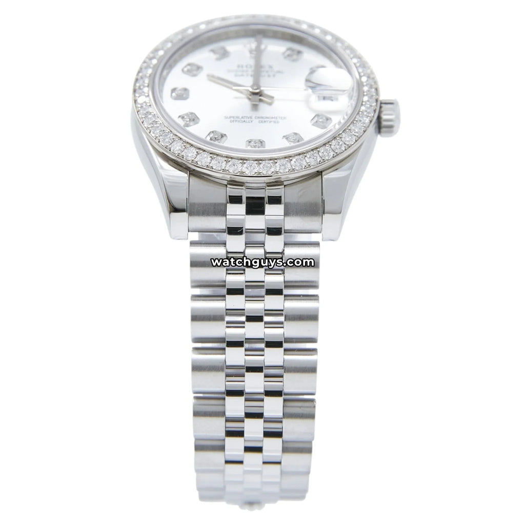 Rolex Datejust 178384 Silver Diamond Jubilee
