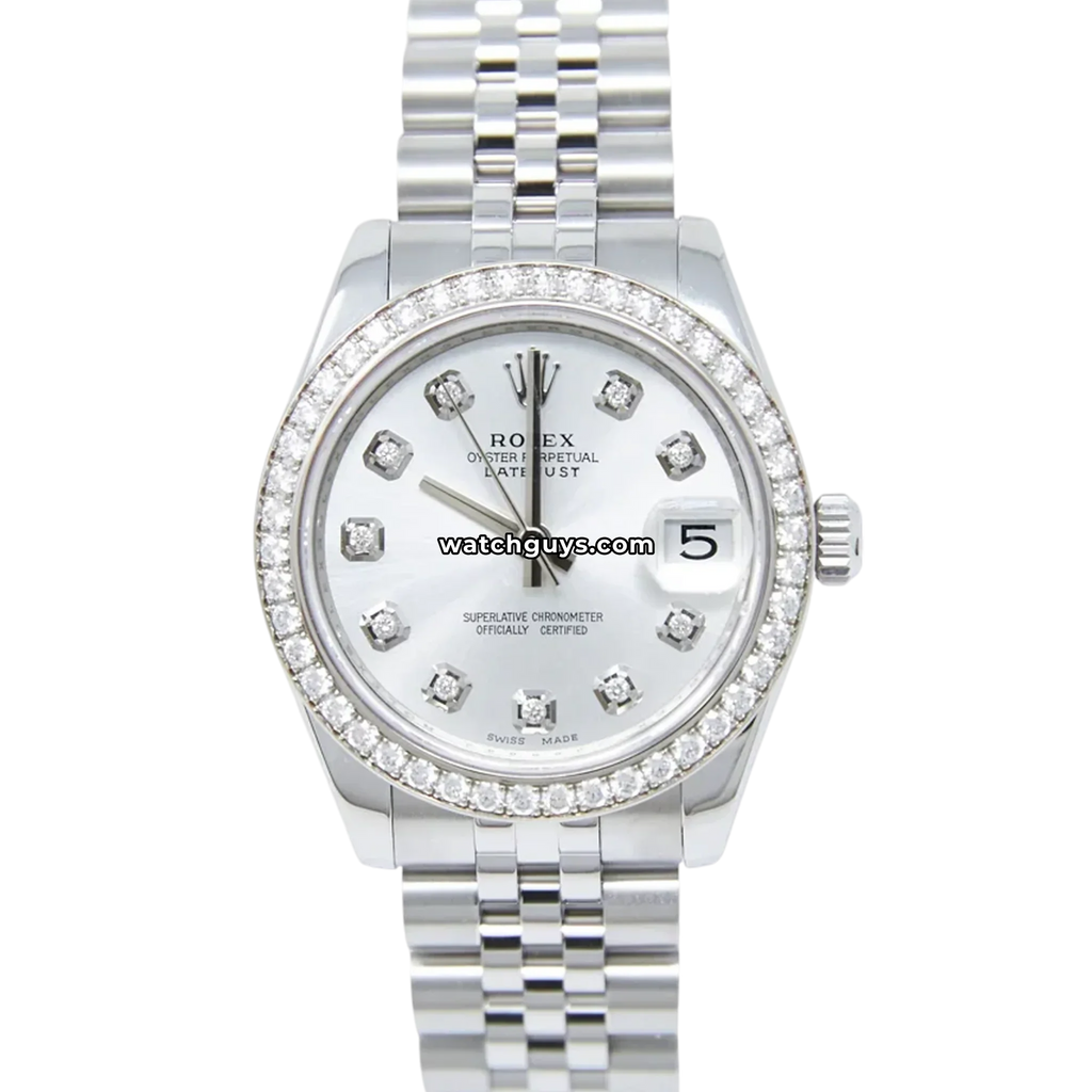 Rolex Datejust 178384 Silver Diamond Jubilee