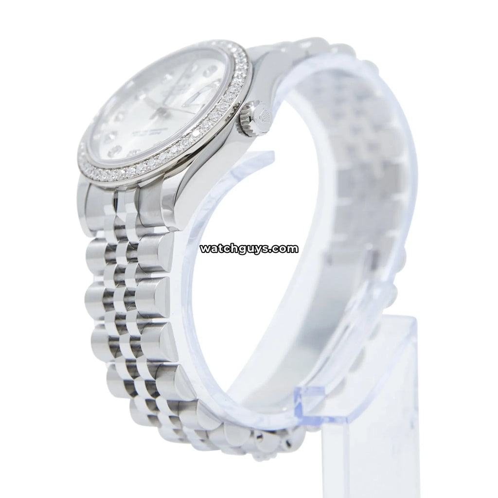 Rolex Datejust 178384 Silver Diamond Jubilee