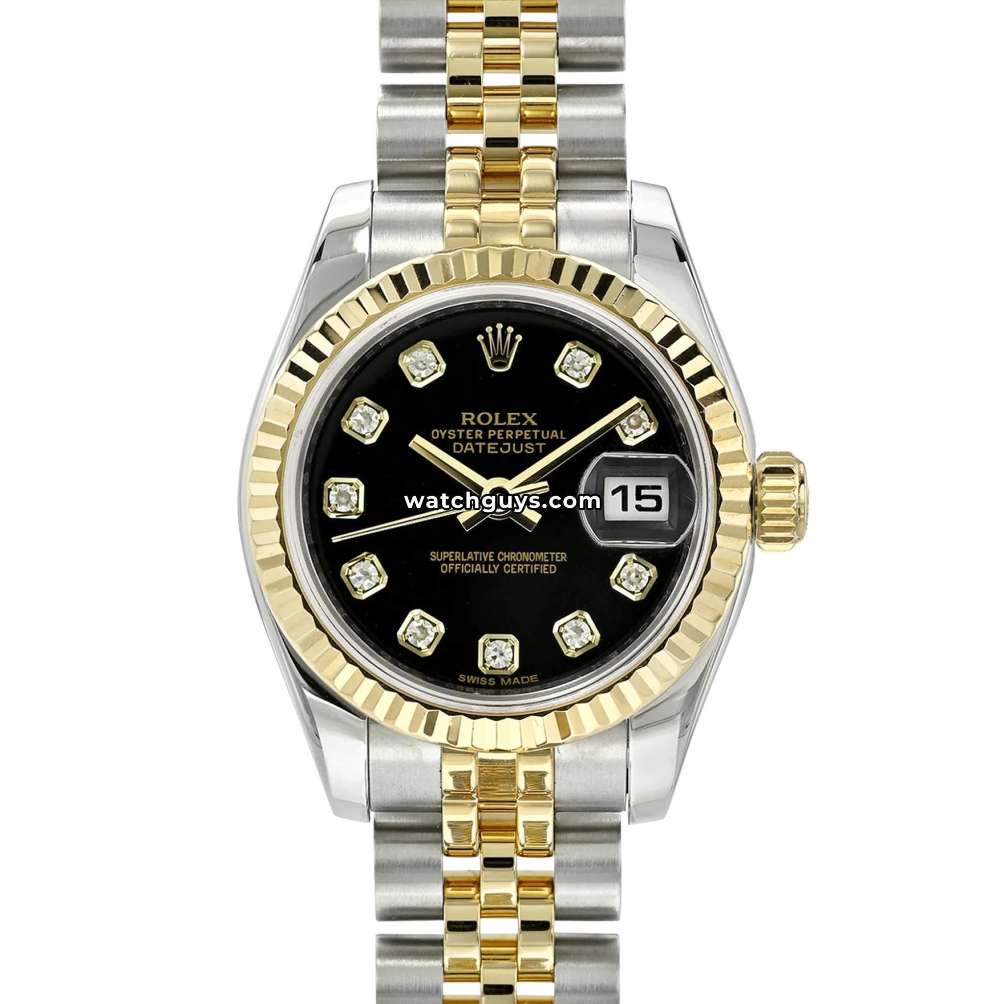 Rolex Datejust 179173 Black Diamond Jubilee