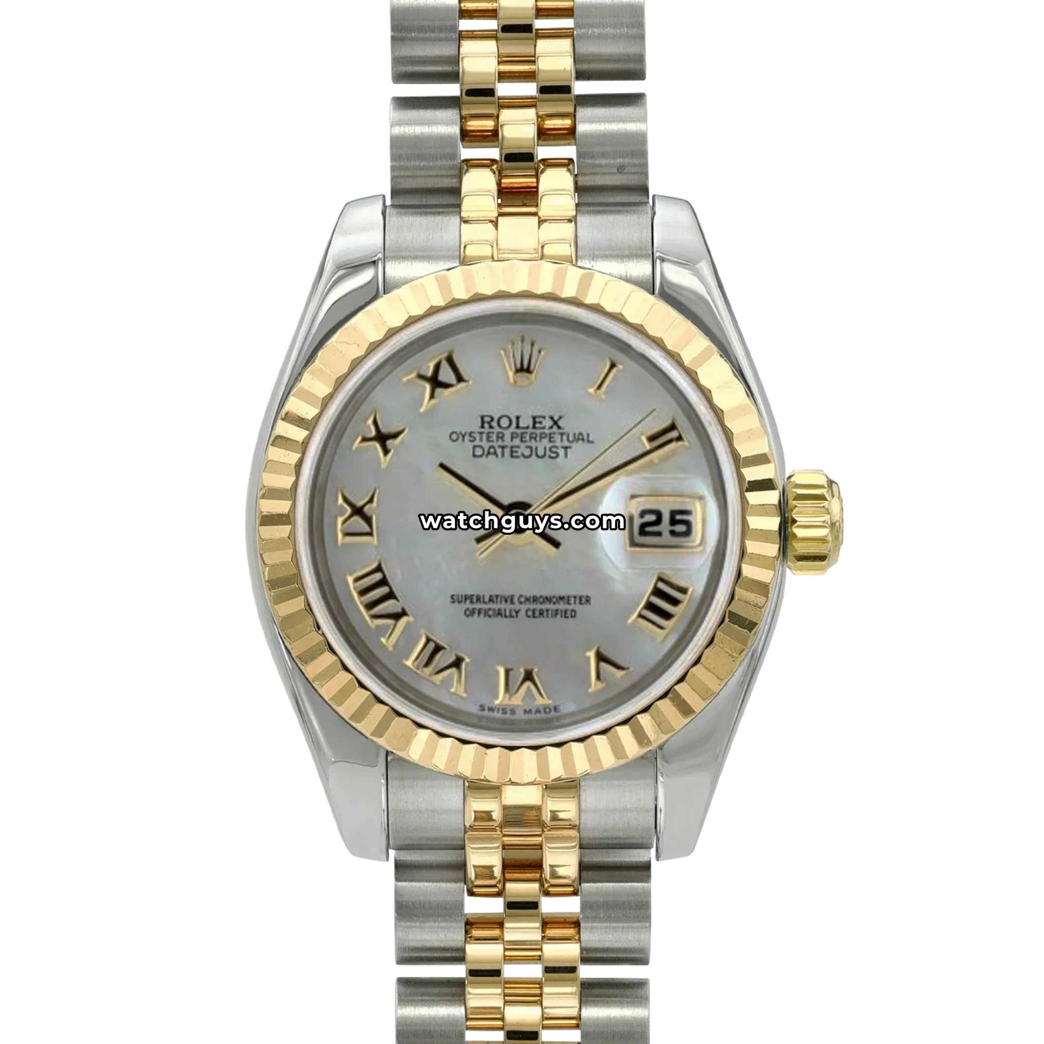 Rolex Datejust 179173 Silver Roman Jubilee