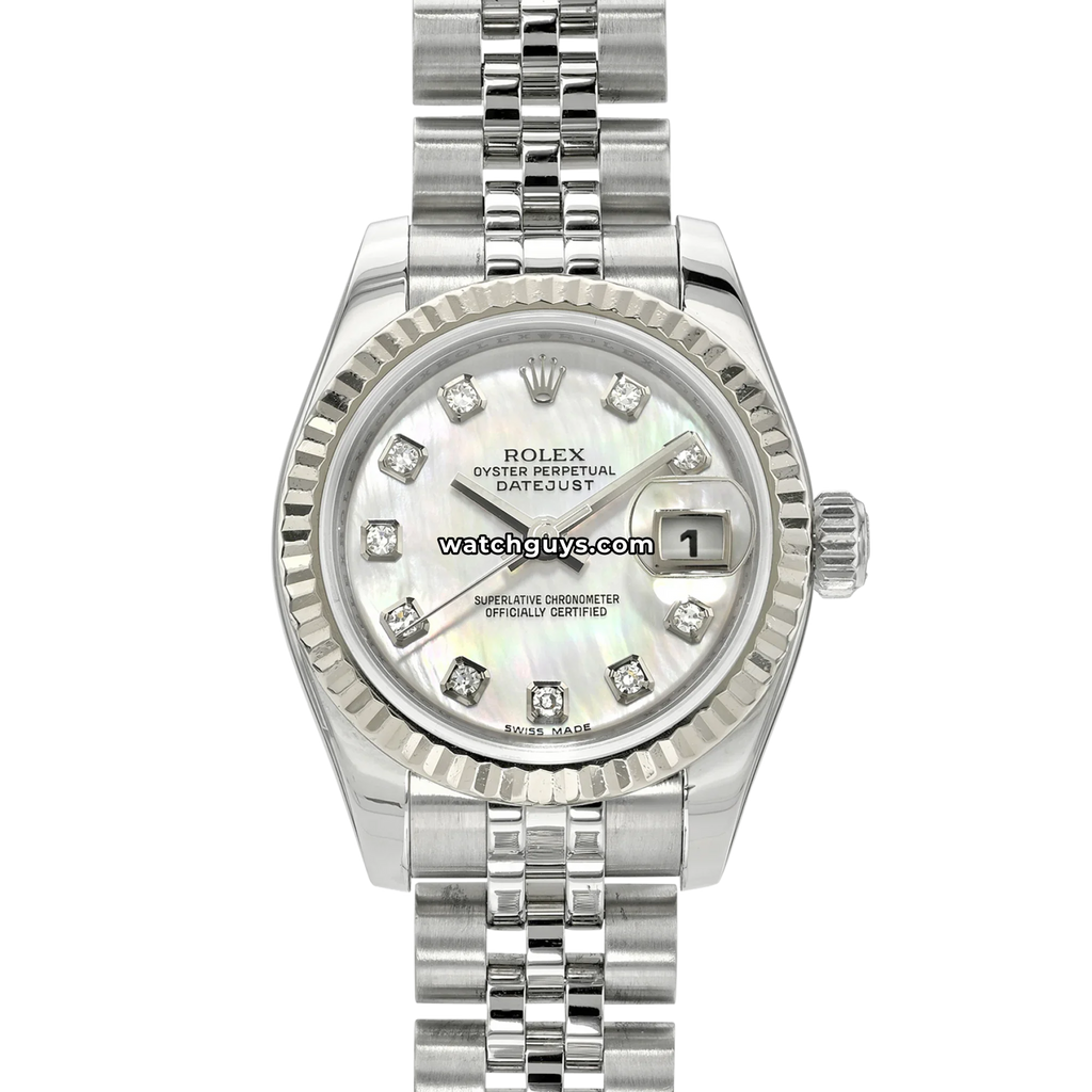 Rolex Datejust 179174 Pink Mother of Pearl Diamond