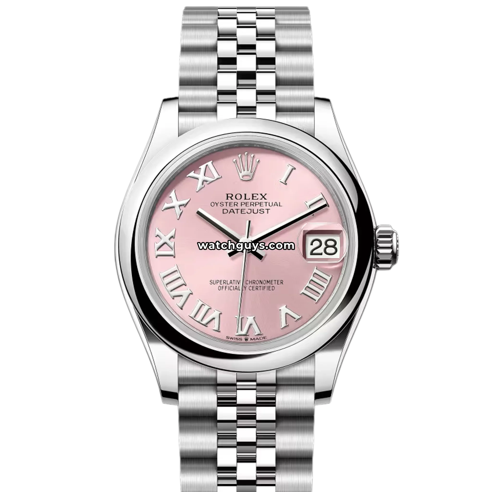 Rolex Datejust 278240 Pink Roman Jubilee