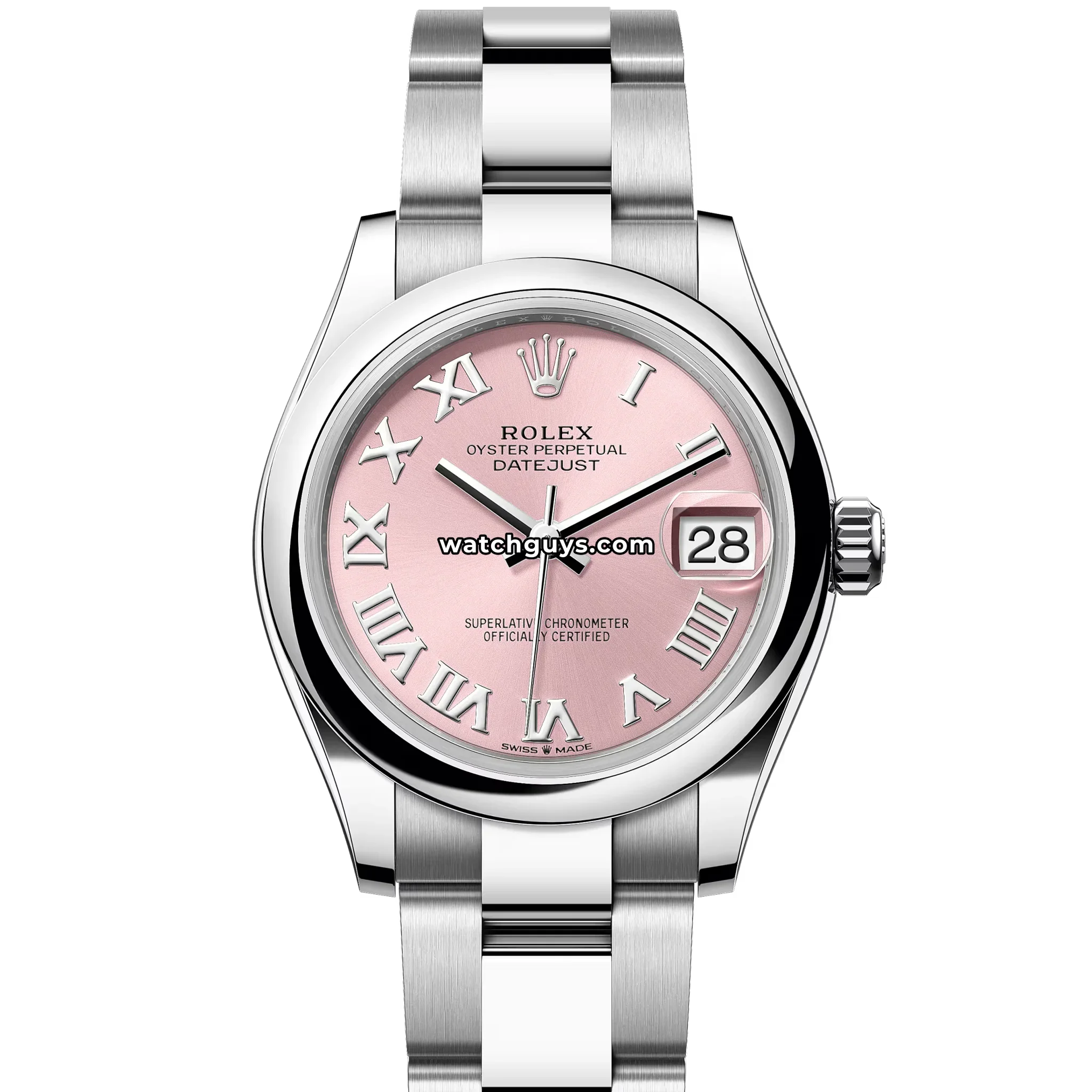 Rolex Datejust 278240 Pink Roman Oyster