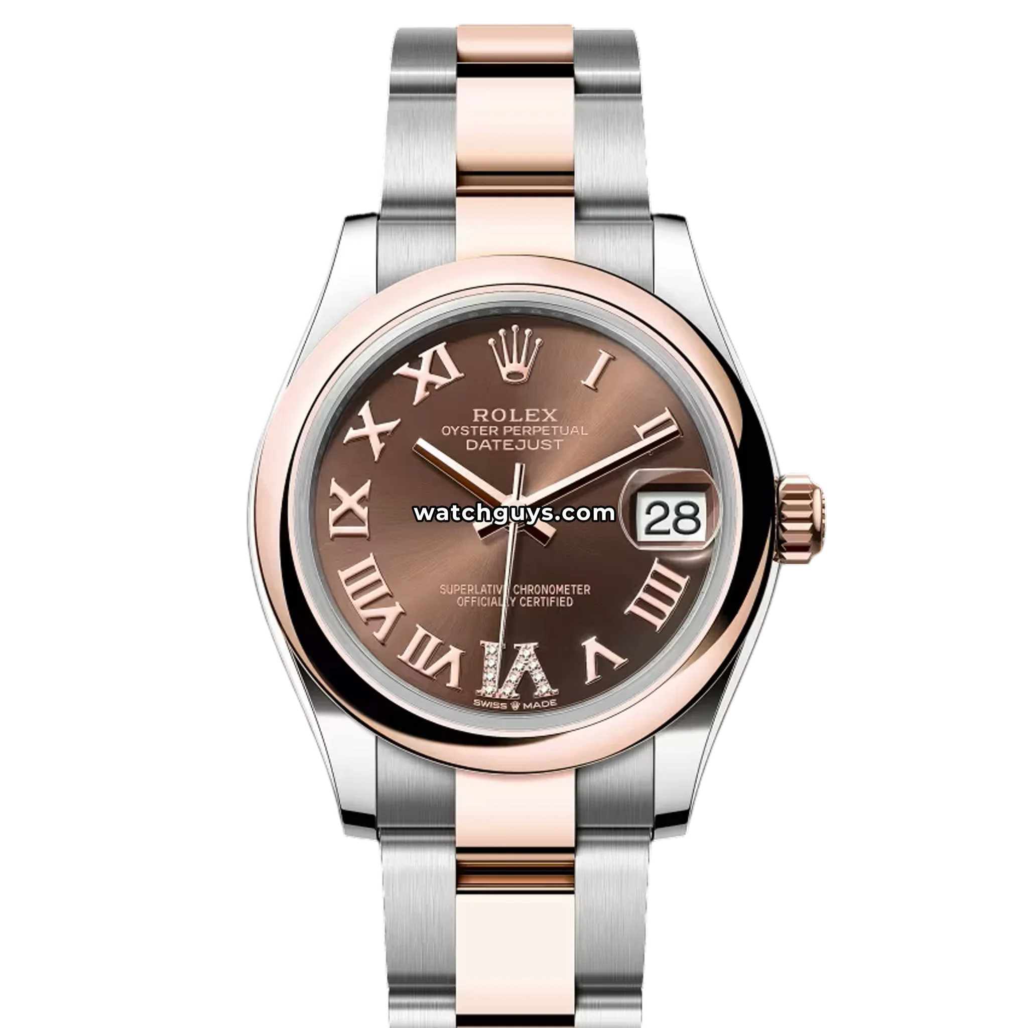 Rolex Datejust 278241 Chocolate Roman Oyster