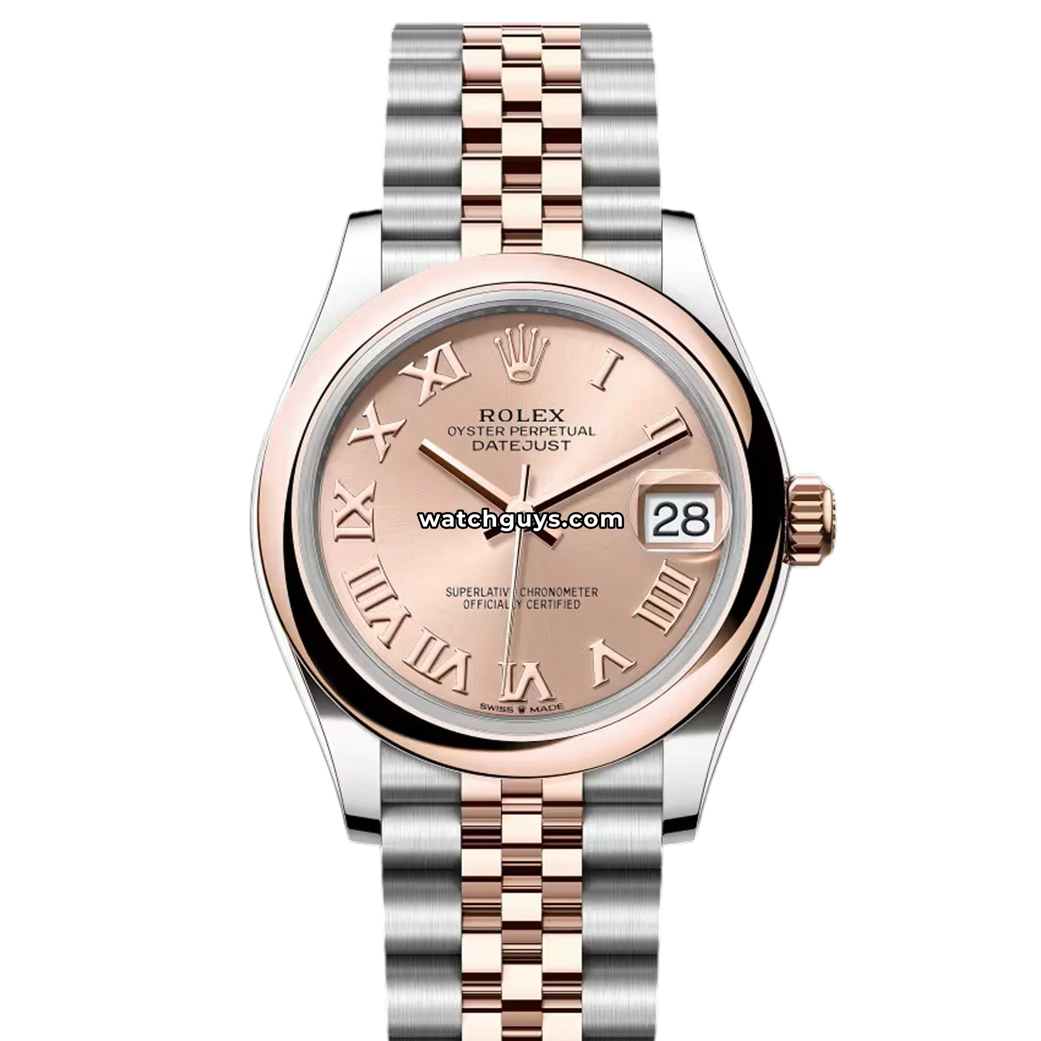 Rolex Datejust 278241 Pink Roman Jubilee