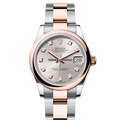 Rolex Datejust 278241 Silver Diamond Oyster