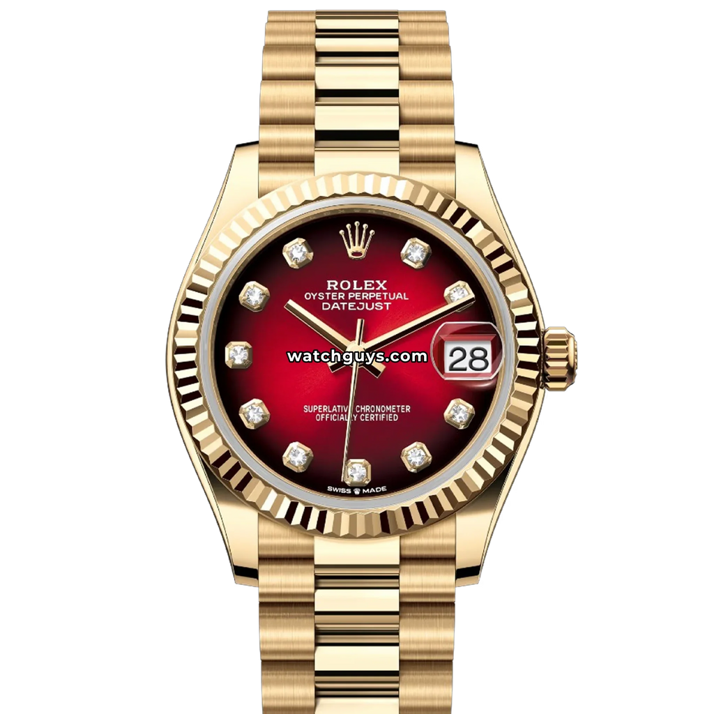 Rolex Datejust 278278 Red Ombre Diamond