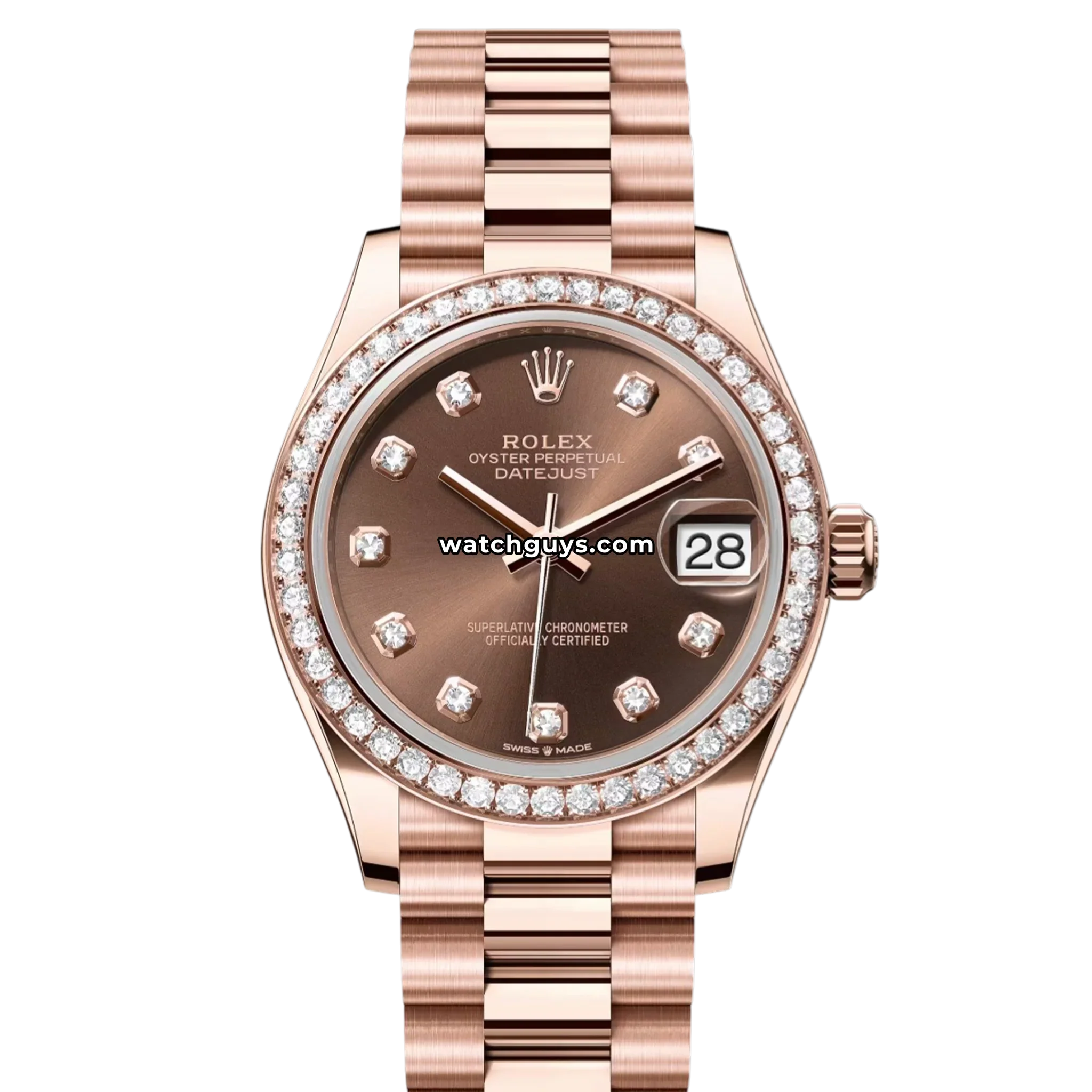 Rolex Datejust 278285RBR Chocolate Diamond President