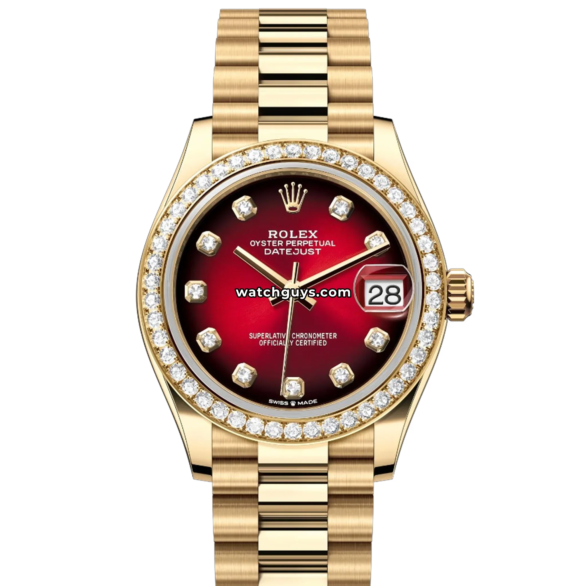 Rolex Datejust 278288RBR Red Ombre Diamond