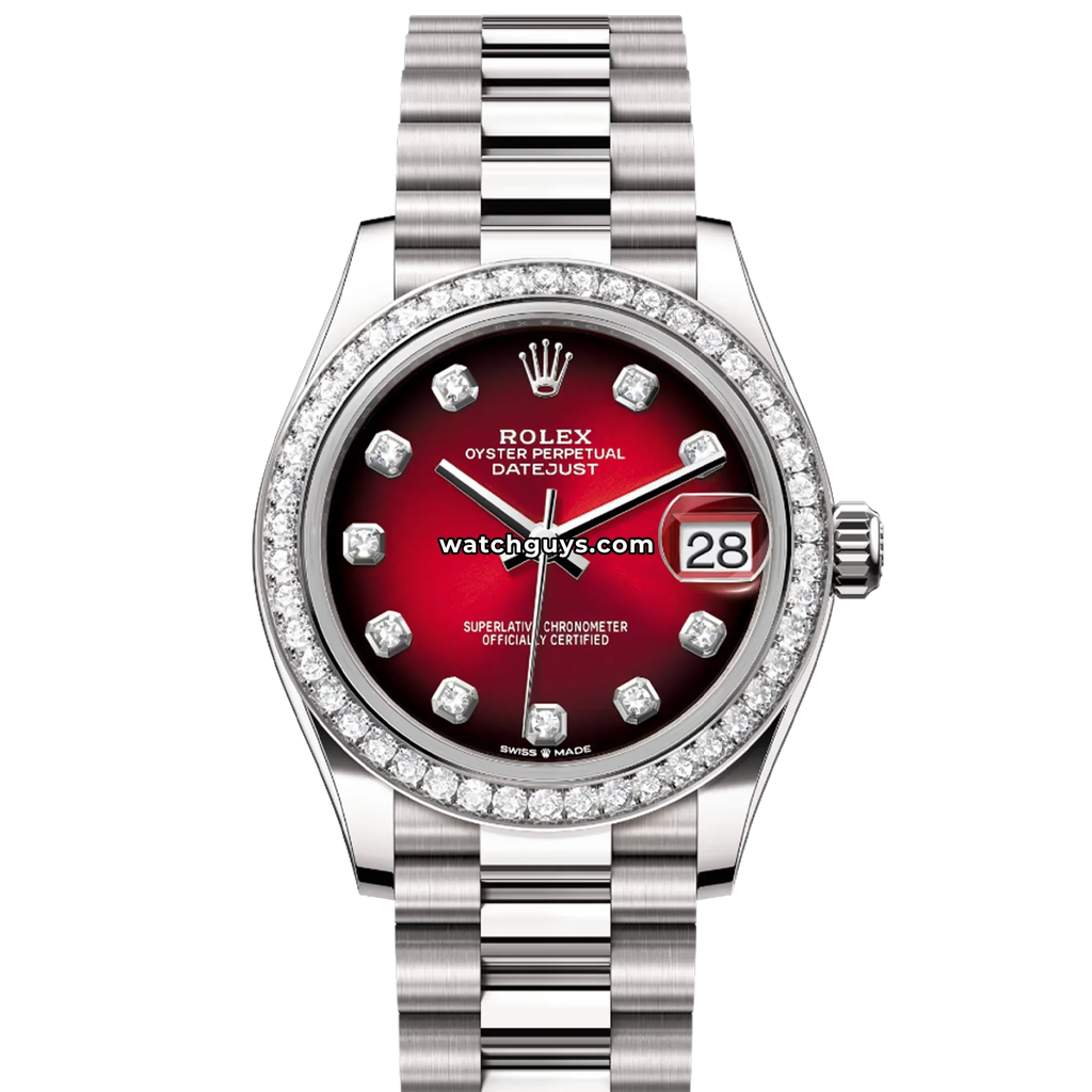 Rolex Datejust 278289RBR Red Ombre White Gold