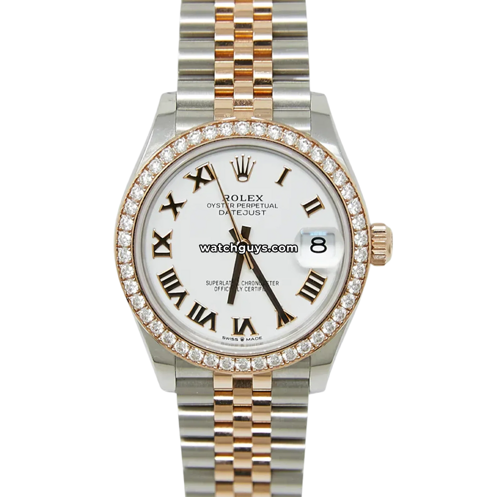 Rolex Datejust 278381RBR White Roman Diamond Jubilee