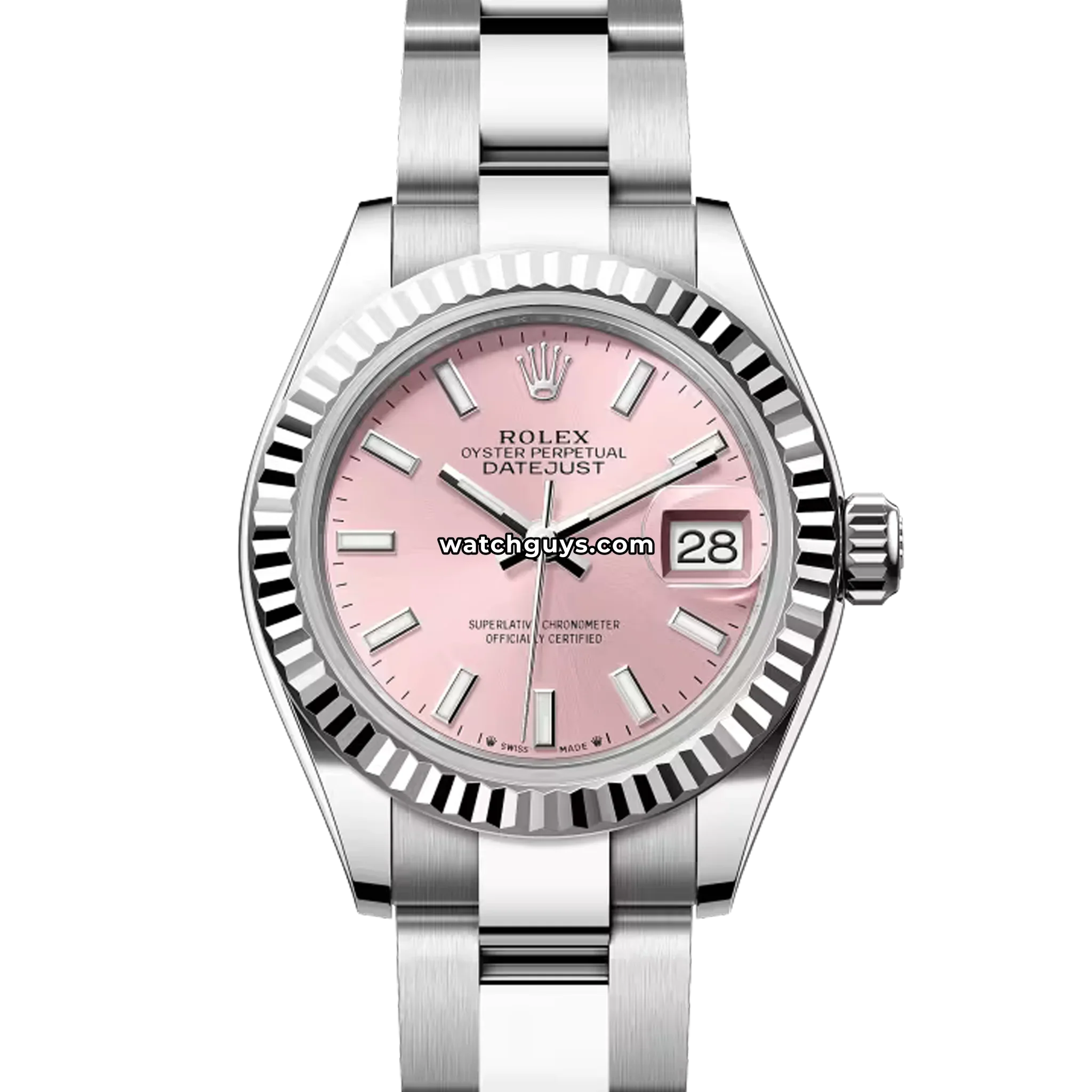 Rolex Datejust 279174 Pink Index Oyster