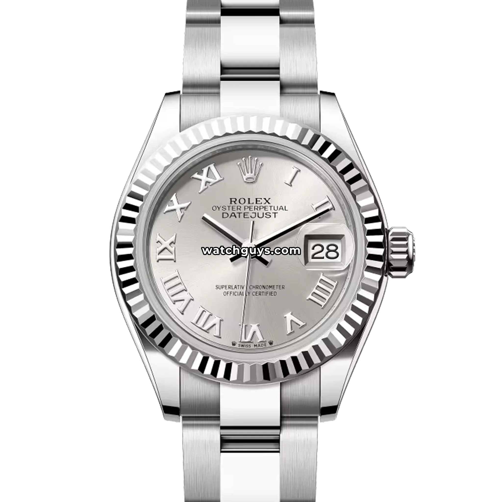Rolex Datejust 279174 Silver Roman Oyster