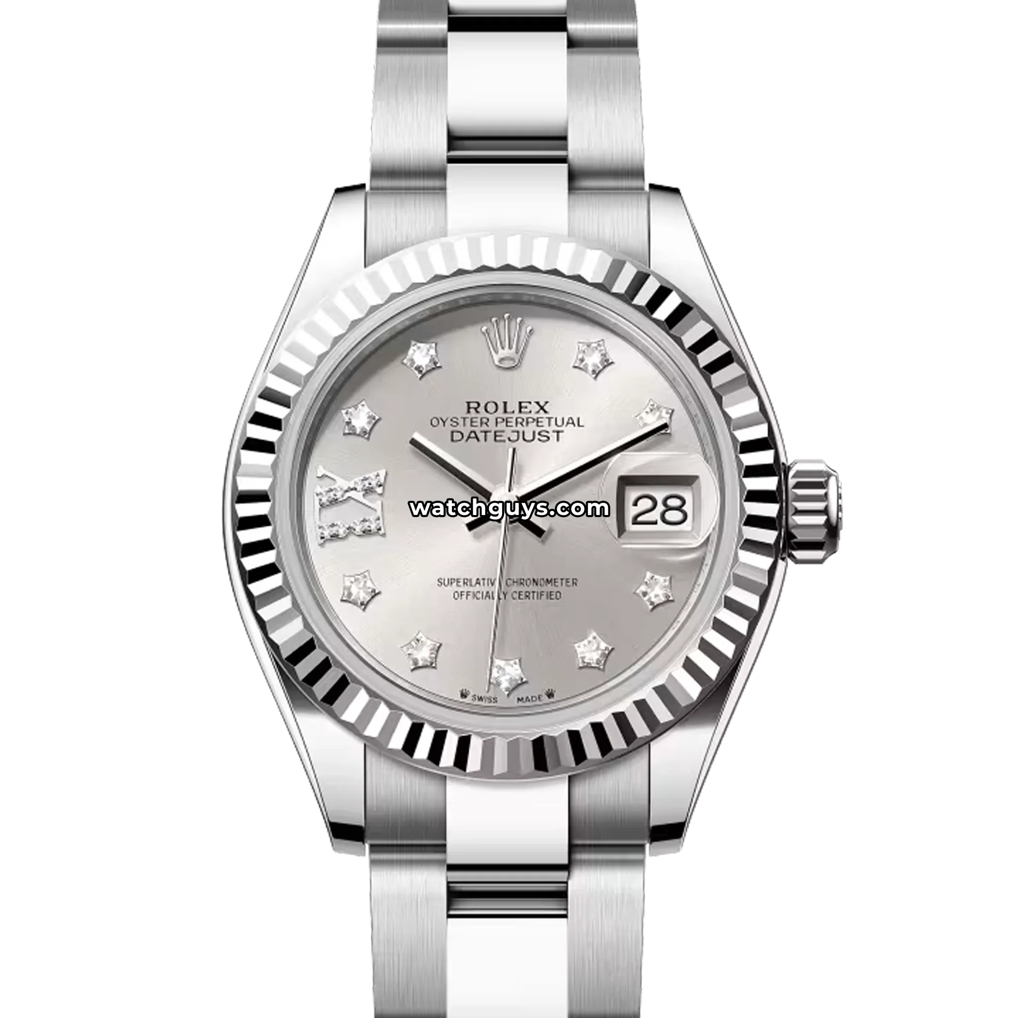 Rolex Datejust 279174 Silver Star Diamond Oyster