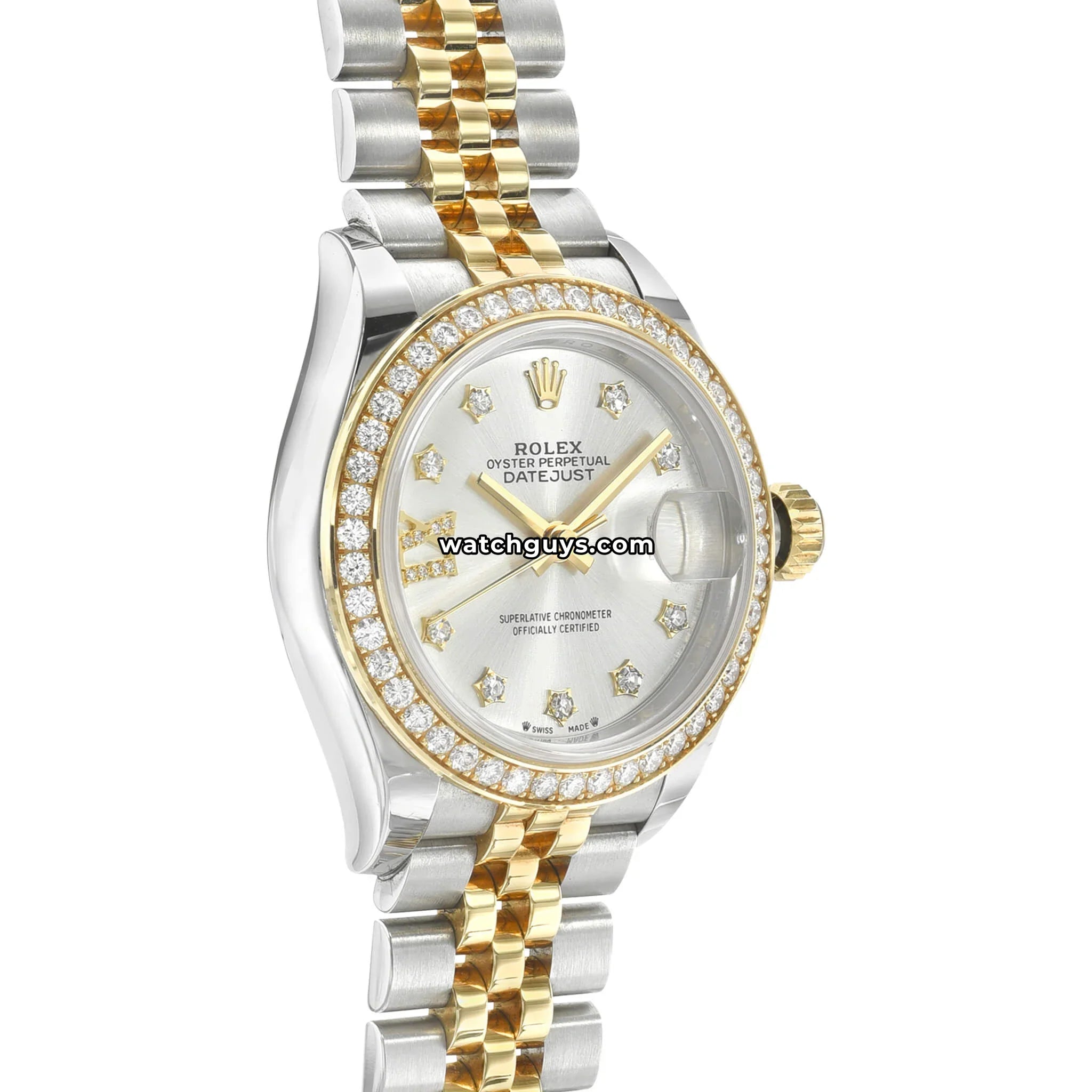 Rolex Datejust 279383RBR Silver Diamond Jubilee