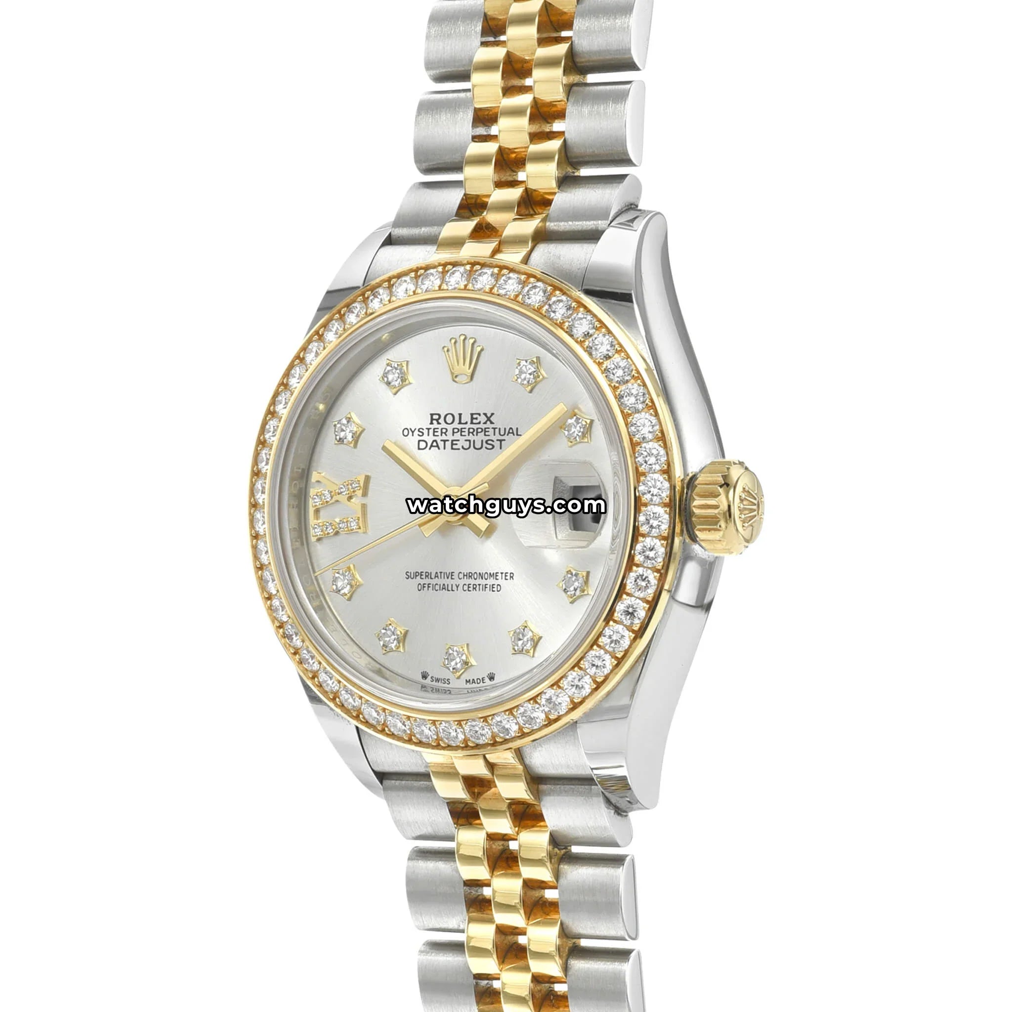 Rolex Datejust 279383RBR Silver Diamond Jubilee